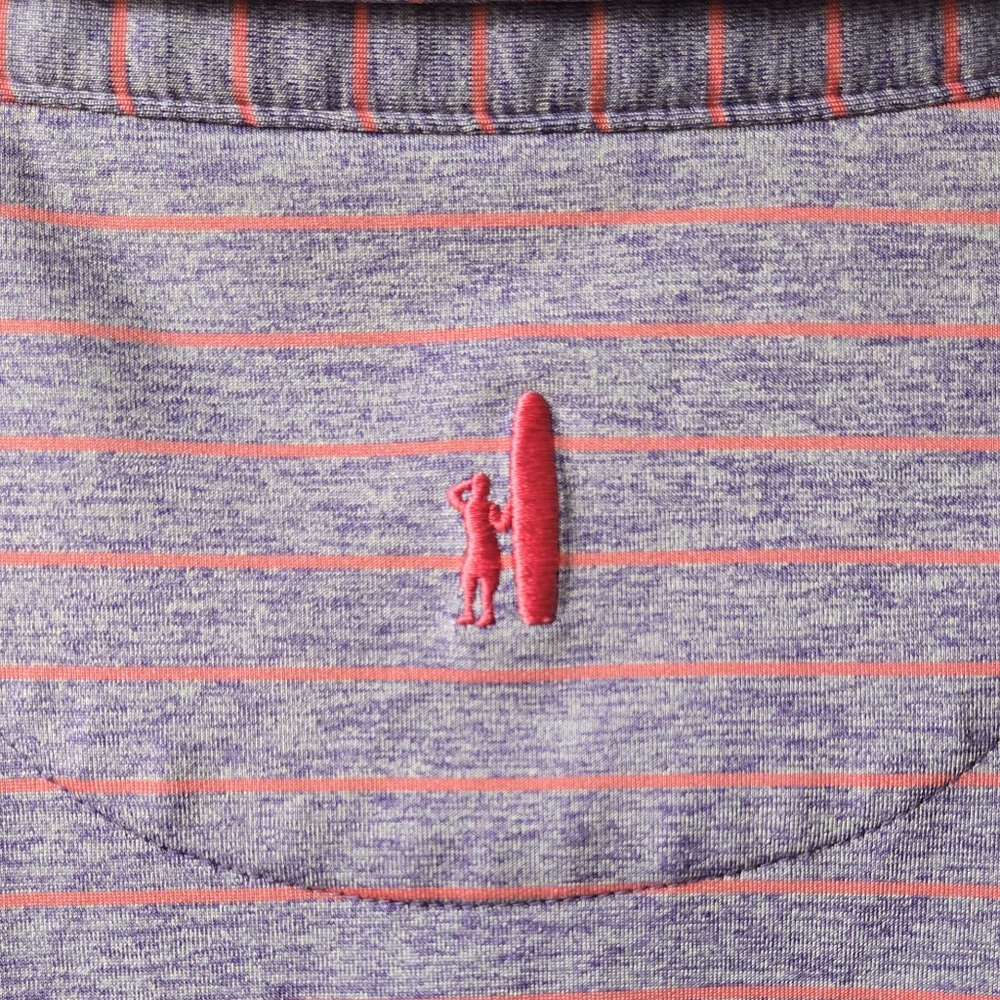 johnnie-O Lavender and Blue Polo Shirt - Picture 5 of 5